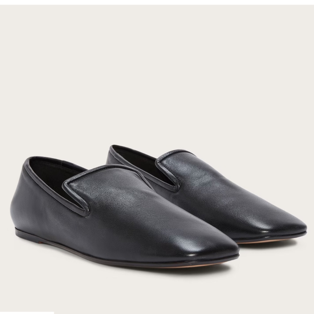 New In Box Everlane Black Leather Day Loafer Shoes Size 8